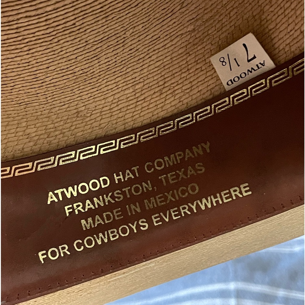 Atwood Hat Company Cowboy Straw Hat - Picture 3 of 11